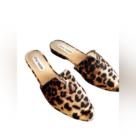 Steve Madden Ally Leopard Print Mule Slip On Shoe Womens Size 6 - Picture 3 of 6